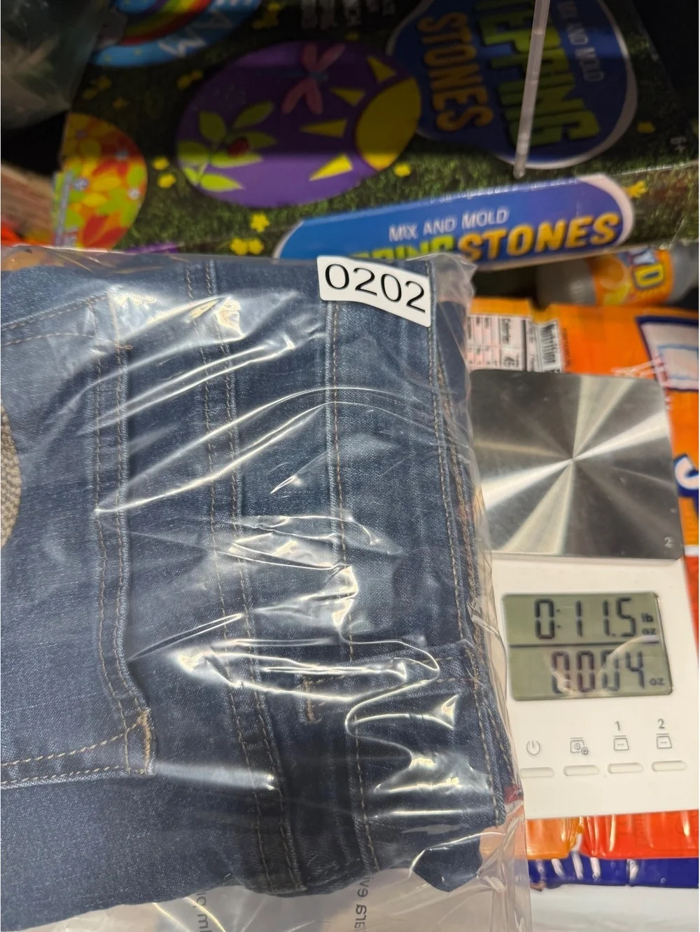 Justice Girls Dark Blue Denim Jeans Size 10 Plus